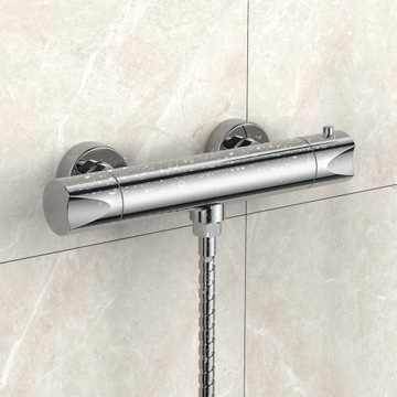 термостатический душевой набор из меди, сплава цинка и PPA