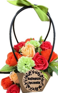 Подарок на День Рождения Именины КРАСИВЫЕ Мыльные Цветы Букет Роз Мыльные Розы