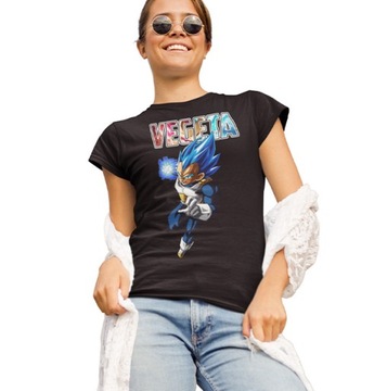 DAMSKA KOSZULKA DRAGONBALL VEGETA 8, M