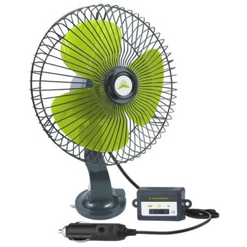 WENTYLATOR WIATRAK SAMOCHODOWY 12V Z PRZYSSAWKĄ