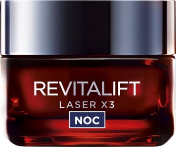 Loreal Revitalift Laser X3 krem przeciwzmarszczkowy na noc z Pro-Xylane