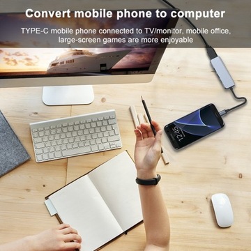 4 в 1 BYL-2011 4 в 1 USB-C/Type-C HUB