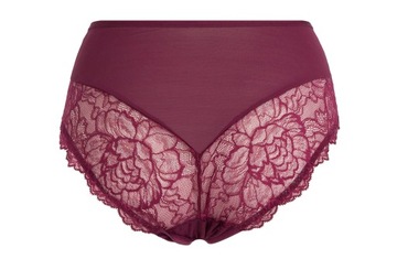 Triumph majtki pełne wysokie koronkowe fioletowe Peony Florale Maxi r. 48