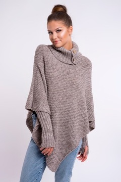 FELICIA_FLESTY ПОНЧО С РУКАВАМИ ДЛЯ ГОЛЬФА НА МОЛНИИ