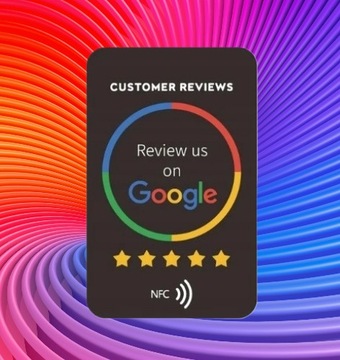 НАКЛЕЙКА ДЛЯ ОСТАВЛЕНИЯ ОТЗЫВОВ В GOOGLE NFC КАРТА + БОНУС