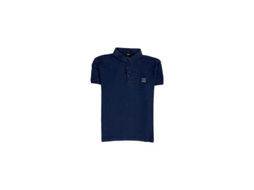 Hugo Boss polo męska unikat logo slim fit klasyk M