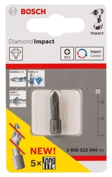 BIT PZ2 DIAMOND IMPACT 25mm BOSCH