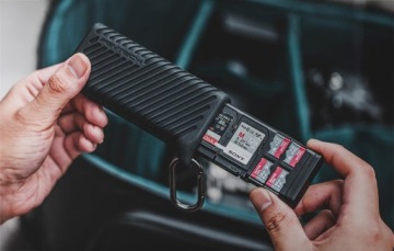 ЧЕХОЛ И СЧИТЫВАТЕЛЬ PGYTECH 2В1 ДЛЯ 8 КАРТ ПАМЯТИ MICRO SD/UHS/SDXC USB-C