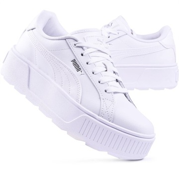 Buty Damskie Sneakersy Puma Karmen r.40,5 białe