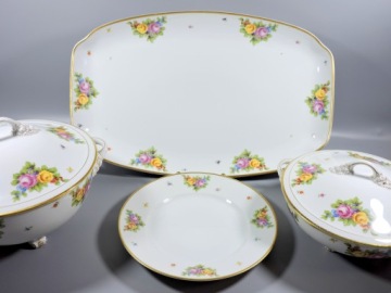 Старинный обеденный сервиз Rosenthal Alt Kronach, 1901 год.