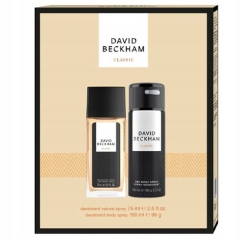 DAVID BECKHAM CLASSIC ZESTAW PODARUNKOWY DEZODORANT NATURALNY + DEZODORANT