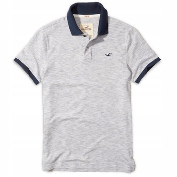 Koszulka logo polo HOLLISTER by Abercrombie S