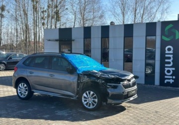 Skoda Kamiq Crossover 1.0 TSI 110KM 2023 Skoda Kamiq 1.0TSI 110KM 2023r. Salon Polska F-Vat 23 Benzyna 110KM
