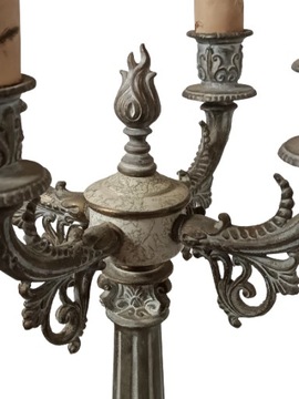 Большая старинная лампа в стиле модерн, 59 см.