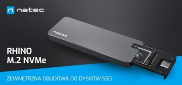 OBUDOWA SSD ZEWNĘTRZNA NATEC RHINO M.2 NVME USB-C