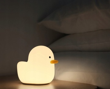 ЦВЕТНАЯ СВЕТОДИОДНАЯ ДЕТСКАЯ НОЧНИЦА УТКА