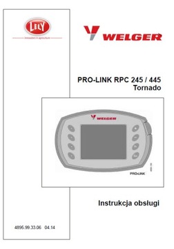 Welger PRO-LINK RPC 245/445 - instrukcja obsługi PL (2014)