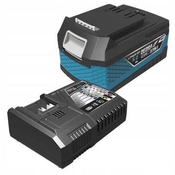 DEDRA SZYBKA ŁADOWARKA + AKUMULATOR BATERIA LI-ion 18V 5AH SAS+ALL + 5Ah