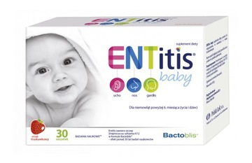 ENTitis Baby 30 saszetek truskawkowych