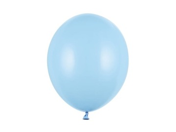 Balony niebieskie, Pastel Baby Blue, 30 cm, 10 sz