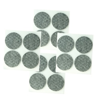 16 SZT. Podkładki filcowe pod meble, filc fi 40 mm