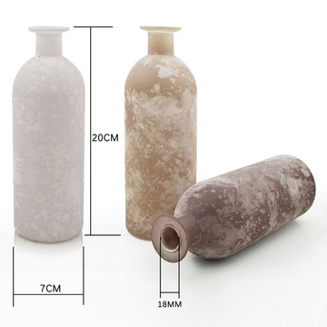 4 центральные вазы из скандинавского мрамора и стекла