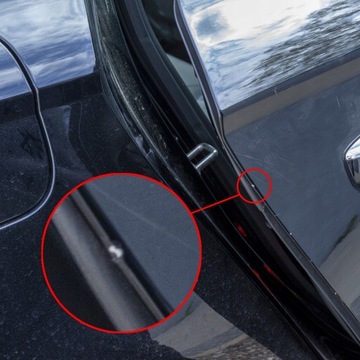 OSŁONA USZCZELKA KRAWĘDZI RANTU DRZWI CZARNY