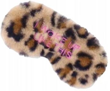 EYE Wrap Sleeping Mask Relaxation Sleeping Mask Леопард OLDMAN на резинке