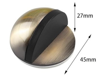 ODBOJNIK ODBÓJ STOPER DO DRZWI BLOKADA OGRANICZNIK PODŁOGOWY SAMOPRZYLEPNY