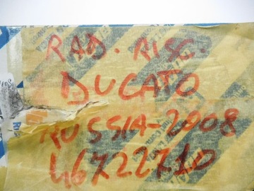 RADIÁTOR FIAT DUCATO 1.9 83- 46722710