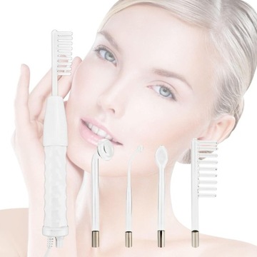DARSONVAL DERMA WAND 4 PELOTY PRO DARSONWAL DO SKÓRY TWARZY MOCNY