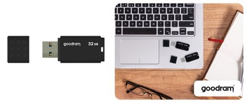 Флэш-накопитель GOODRAM UME3 32 ГБ USB 3.2 черный