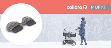 Муфты-санки MINKY С ТОЛКАЧАМИ Colibro НА ПРУЖИНАХ