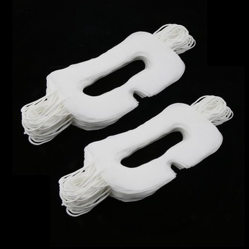 В упаковке 100 штук, одноразовые мягкие патчи для глаз.