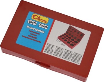 НАБОР УПЛОТНИТЕЛЬНЫХ КОЛЬЦ RICHMANN ЧЕРНЫЙ ОРГАНИЗАТОР ДЛЯ СМЕСЕЙ 419 ШТ. C0411