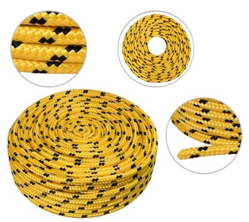 Lina Polipropylenowa 12mm 100M PLECIONA ŻEGLARSKA MOCNA