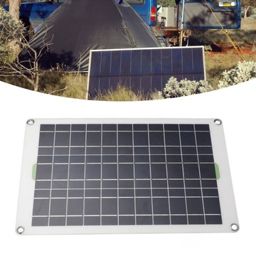 ZESTAW PANEL SOLARNY 50W 12V PRZETWORNICA