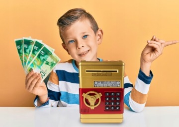 ДЕТСКАЯ КОПИЛКА ДЛЯ ДЕНЕГ PIN-OPEN COIN SAFE ELECTRONIC