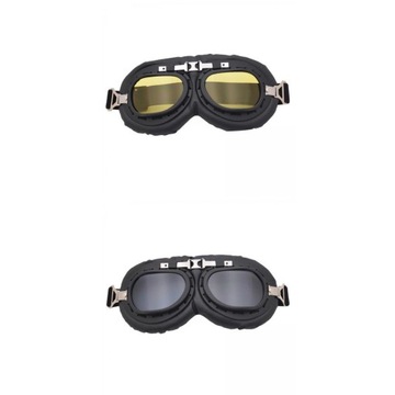 2 gogle motocyklowe nadające się do Harley