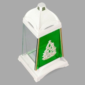 Свеча Рождественская часовня с елкой 31 см