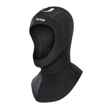 3mm neoprenowa czapka czarny kaptur do nurkowania