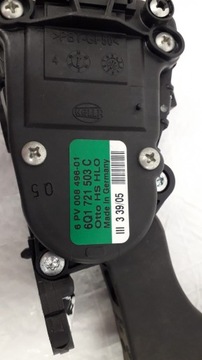 6Q1721503C 6Q17215036E Потенциометр педали газа Fabia IBIZA POLO