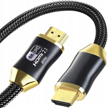 KABEL HDMI 2.1 ULTRA HIGH SPEED 8K 60Hz 4K 120Hz HDR eARC 3m