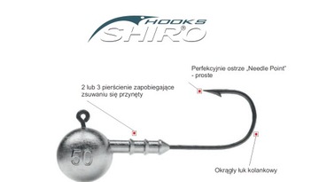 GŁÓWKA JIGOWA MISTRALL SHIRO BIG FISH 10/0 - 50g