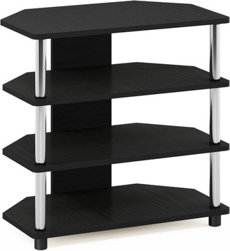 FURINNO STOJAK SZAFKA RTV POD TELEWIZOR CZARNA 60x58x37 CM