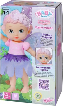 BABYborn Storybook Fairy Violet - Кукла-фея 18см с развевающимися крыльями -