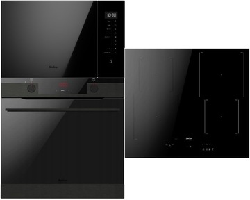 Piekarnik Amica ED3751BA V PIZZA STUDIO + AMMB25E5SGVB + PI6540PHTUN 3.0
