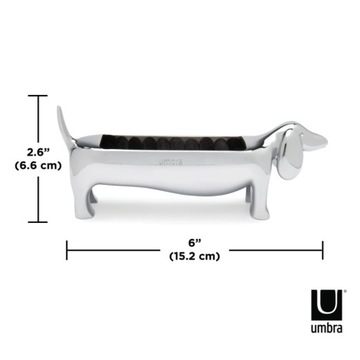 UMBRA DACHSIE подставка для колец, хром