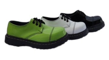 Полуботинки CLASSIC GREEN, лакированная кожа STEELNOSE, размер 41
