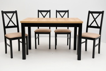 комплект, который вас порадует: стол + 4 крестовых стула